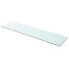 Gossi raft din sticla transparenta, 100 x 25 cm