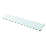 Gossi raft din sticla transparenta, 100 x 25 cm