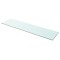 Gossi raft din sticla transparenta, 100 x 25 cm
