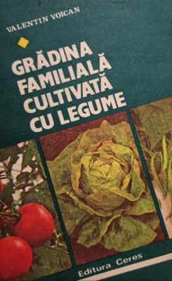 Valentin Voican - Gradina familiala cultivata cu legume (editia 1982) foto