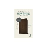 NLT Premium Value Thinline Bible, Filament Enabled Edition (Leatherlike, Dark Brown Cross)