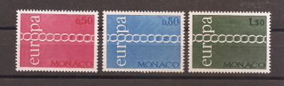 Monaco 1971 - EUROPA CEPT, MNH foto