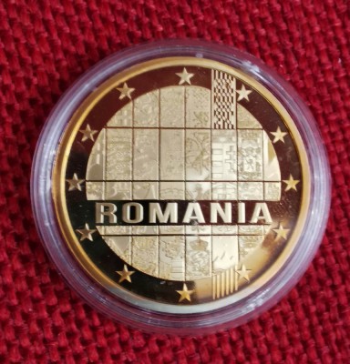 Medalie Președinția Rom&amp;acirc;niei la Consiliul UE Monetaria Statului foto
