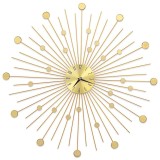 Cumpara ieftin Ceas de perete, auriu, 70 cm, metal