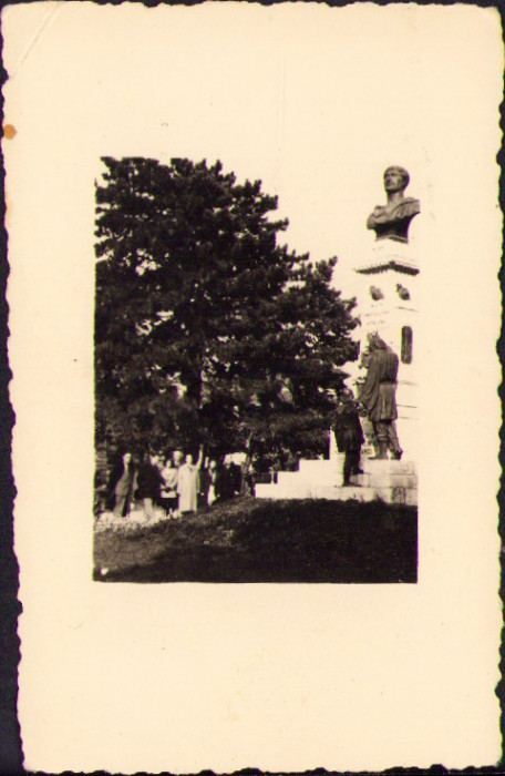 HST M654 Poză monument &icirc;mpăratul Traian Brăila perioada interbelică