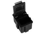 Suport ESD Negru cu Clapetă 16x12x15mm