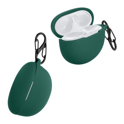 Husa pentru casti Huawei FreeBuds 4i, Kwmobile, Verde, Silicon, 54534.80 foto
