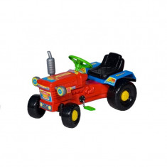 Tractor cu pedale pentru copii, rosu foto