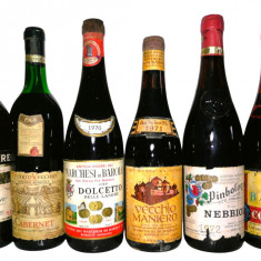 LOT - 4 - 6 STICLE VIN ROSU, Recoltare 1968/69/70/71/72/73