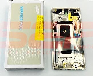 LCD+Touchscreen cu Rama Samsung Galaxy Note8 / Note 8 / N950F GOLD original foto