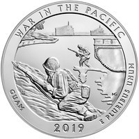 Statele Unite (SUA) Quarter 2019 P - Guam, 24.3 mm, P-New UNC !!! foto