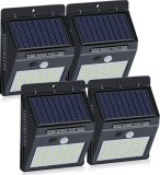 Cumpara ieftin Set 4 Lampi Solare Perete cu Senzor Miscare &amp; Lumina, 30 LED, ROHS, IP65, 120 Lumeni, Gradina, Scari, Exterior