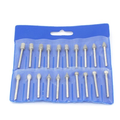 FREZA DREMEL set de 20 FREZE ptr DREMEL diamantate foto