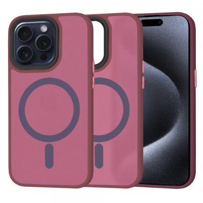 Husa MagSafe pentru Apple iPhone 15 Pro, Techsuit, HaloFrost, Visinie foto