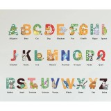 Cumpara ieftin Sticker Perete Autocolant Alfabet cu Animale - 99908