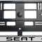 Set 2 bucati, suport numar inmatriculare Seat II
