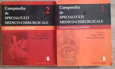 (C381) VICTOR STOICA / SCRIPCARIU - COMPEDIU DE SPECIALITATI MEDICO-CHIRURGICALE foto