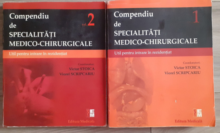 (C381) VICTOR STOICA / SCRIPCARIU - COMPEDIU DE SPECIALITATI MEDICO-CHIRURGICALE