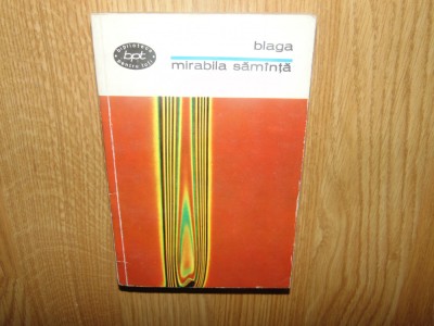 Mirabila Samanta -Lucian Blaga -Bpt nr:439 foto