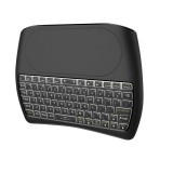 Tastatura Wireless Techstar&reg; Vontar D8, Iluminata, 7 Culori, Android TV, PC, Smart