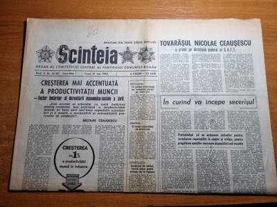 scanteia 21 mai 1982-piscicultura in jud. tulcea,art, jud.suceava,com.iara cluj foto