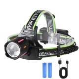 Lanterna de cap cu led si acumulator, xpe 30W, zoom, aluminium, JY-903 pentru