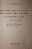 CONTRIBUTIUNI LA ISTORIA INVATAMANTULUI SUPERIOR