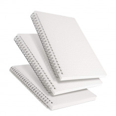 RTACY Dot Grid Notebook spirală - Pachet de 3 jurnal cu puncte cu 480 de pagini,