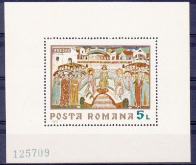 C56 - Romania 1970 - Fresce,Colita,neuzata foto
