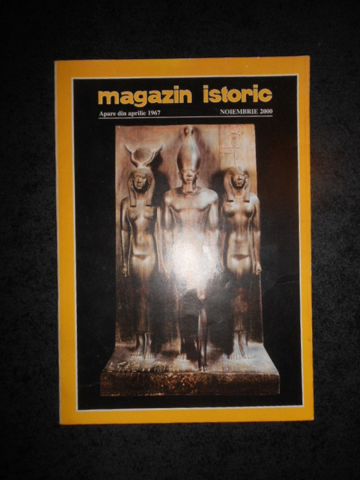 REVISTA MAGAZIN ISTORIC (Noiembrie, 2000)