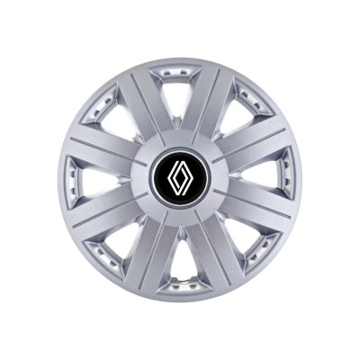 Set 4 Capace Roti Autohelix MSA&amp;reg; potrivite jantelor de 15 inch, pentru Renault Nou model Cosmos Gray foto