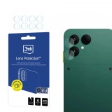 Folie de protectie Camera Spate 3MK Protection pentru Fairphone 6, Sticla Securizata, Set 4 bucati, Transparenta