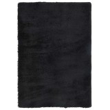 Cumpara ieftin Covor shaggy cu pom inalt, NAVARRA, negru, 200x290cm, poliester