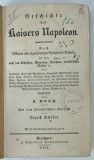 GESCHICHTE DES KAISERS NAPOLEON von A. HUGO , TEXT IN LIMBA GERMANA CU CARACTERE GOTICE , 1833, ILUSTRATA CU GRAVURI