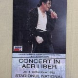 Vand bilet original concert Michael Jackson din anul 1992