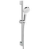 Set de dus alb-crom cu para bara 65 si furtun HANSGROHE seria CROMETTA NEW 100 VARIO