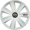 Set 4 Capace Roti GTX Alb R15, Compatibil Cu Nissan, Autohelix MSA