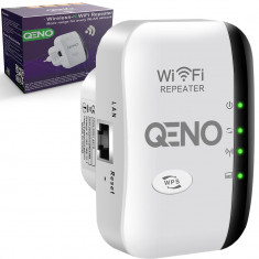 Adaptor Wireless Extender Qeno&reg; Amplificator Semnal Range Wifi