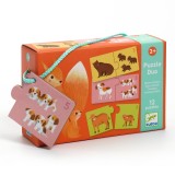 Puzzle duo asociere mama-pui, Djeco
