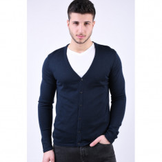 Cardigan Selected Thom Merino Dark Sapphire foto