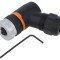 Conector M12 5 pini mamă unghi 90&deg; IP67 pe cablu LAPP