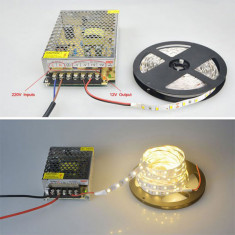 Transformator pentru LED, 100W, 240V, 12V, DC, 8.5A foto