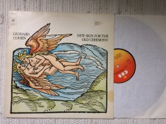leonard cohen new skin for the old ceremony 1974 album disc vinyl lp muzica folk pop rock CBS VG+