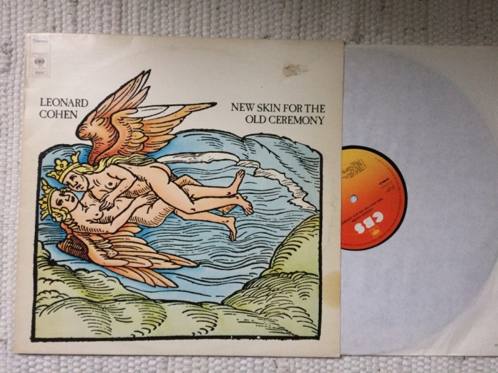 leonard cohen new skin for the old ceremony 1974 album disc vinyl lp muzica folk pop rock CBS VG+