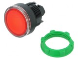Comutator Apăsare 22mm Roșu IP66