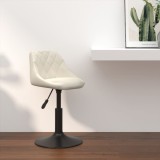 Cumpara ieftin Scaun de bar, crem, catifea