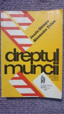 Dreptul muncii, Sanda Ghimpu, Al Ticlea, 1997, 570 pag stare f buna