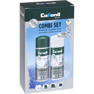 Set curatare si impregnare pentru haine cu membrane functionale Collonil Active Combi Set foto