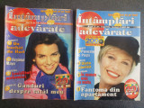 Revista Intamplari adevarate, Lot 2 numere 1998/99, 34 pag fiecare, stare buna
