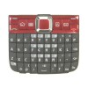 Tastatura Nokia E63 QWERTY roșu rubin